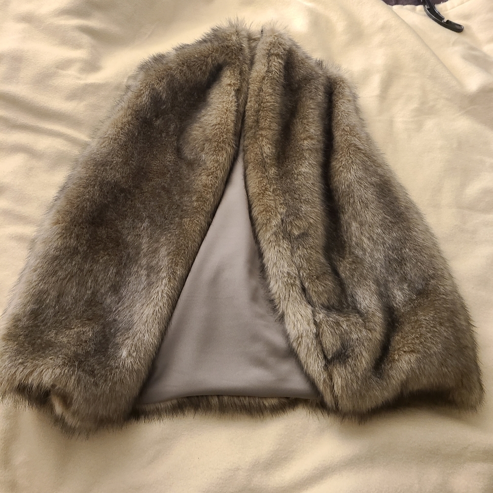 BCBG Faux Fur Vest